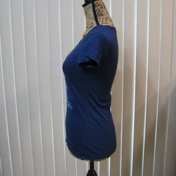 NWOT Express purple graphic tee t shirt top XS extra small - Picture 3 of 5